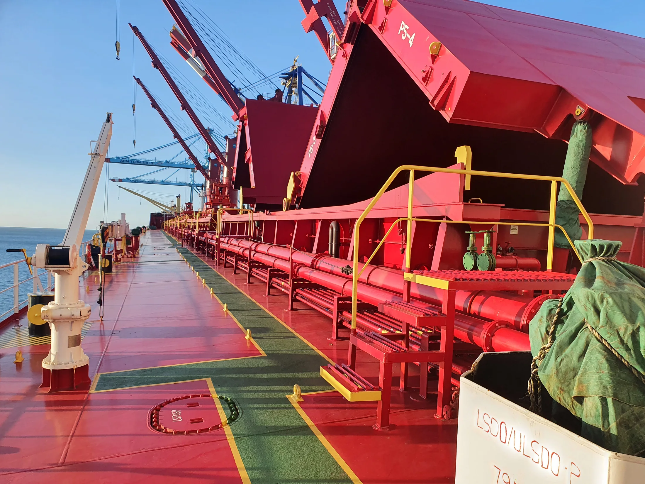 On bulk carriers, hatch covers serve two primary roles: