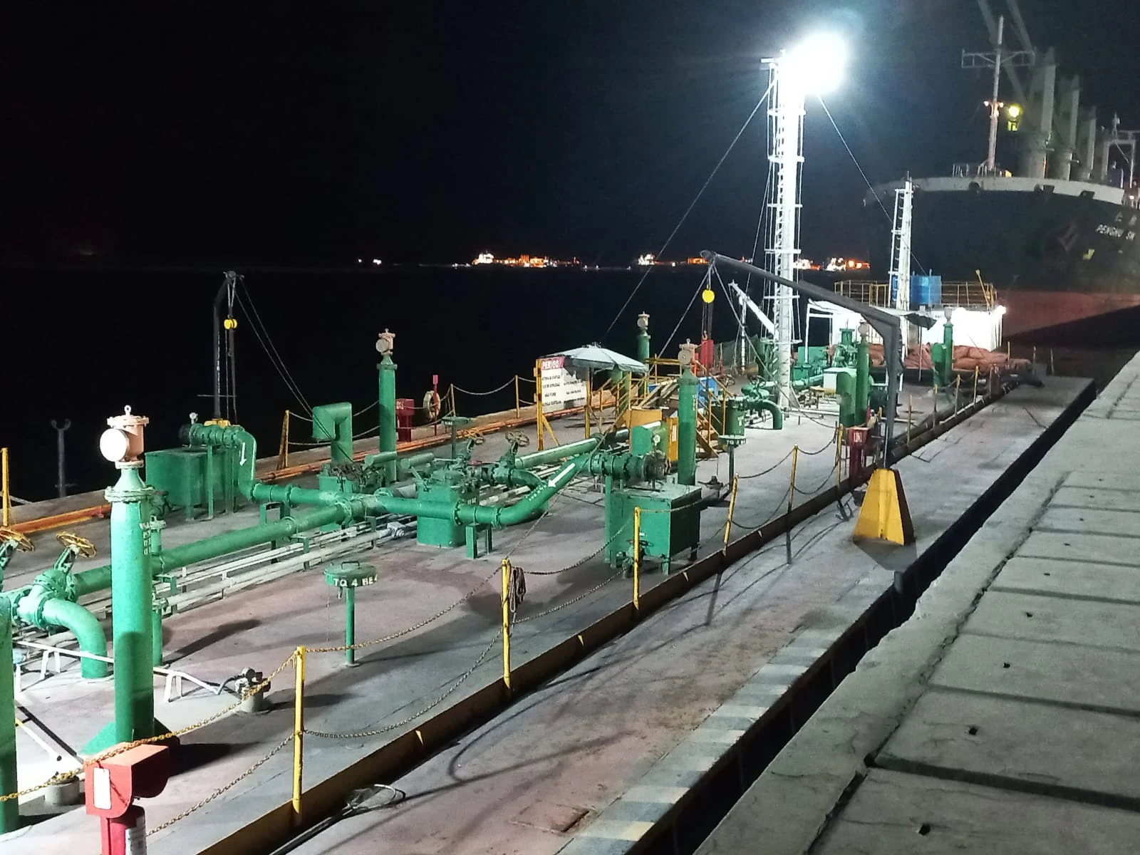 Barge during a TWS Brazil inspection